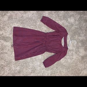 Blue and orange dress